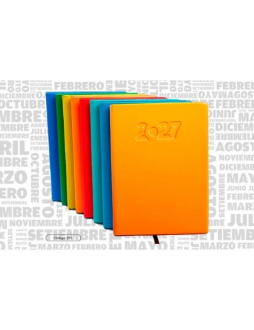 AGENDA SEMANA  A LA VISTA  ABZ CLASICA MEDIUM TAPA FUNDA
