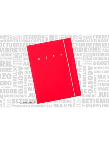 AGENDA SEMANA A LA VISTA ABZ TAPA COCIDA CON ELASTICO 229C