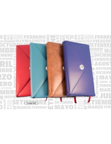 AGENDA SEMANA A LA VISTA ABZ POCKET TAPA CON SOLAPA TRIANGULAR
