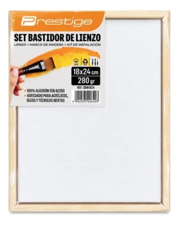 BASTIDOR DE LIENZO 18X24 180GR