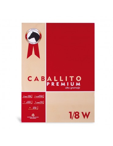 BLOCK DIBUJO 1/8 W CABALLITO 180GR