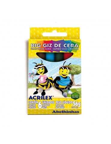 CRAYOLA ACRILEX X6 GRUESA 