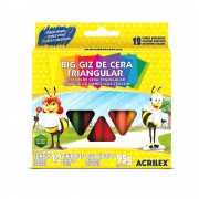 CRAYOLA ACRILEX X12 GRUESA TRIANGULAR 
