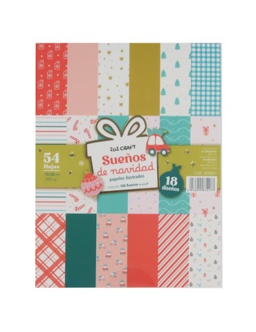 BLOCK ILUSTRADO NAVIDAD IBI CRAFT