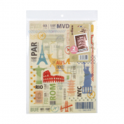 SOBRE C/2H PAPEL VEGETAL ILUS. "TRAVEL"
