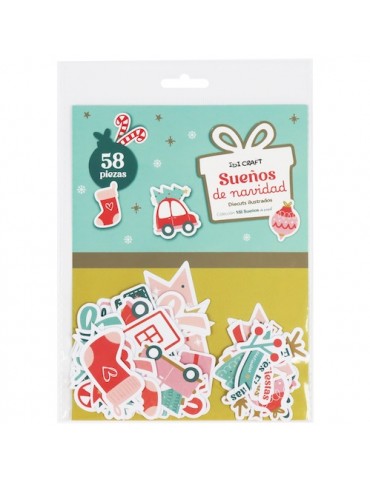 SET DE 56 TROQUELES NAVIDAD IBI CRAFT