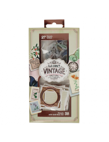 SET DE 65 TROQUELES IBI CRAFT "VINTAGE"