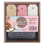 KIT DE CORDON Y ETIQUETAS KRAFT