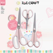SET DE 3 TIJERAS CRAFTER MULTIUSO IBI CRAFT