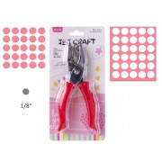 SACABOCADOS CON FORMA IBI CRAFT P/PAPEL (90-250grs.), CUERO, GOMA EVA