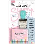 SELLO ROTATIVO IBI CRAFT C/12 DISEÑOS Y ALMOHADILLA 