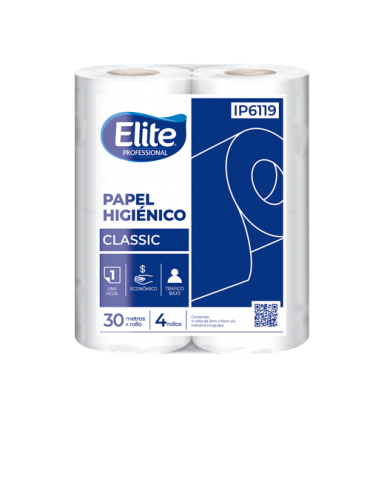 PAPEL HIGIENICO ELITE ECO X4 48R 30MT