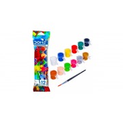 TEMPERA DOMS 12COL.+PINCEL
