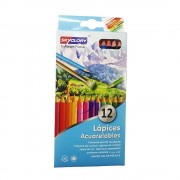 LAPICES DE COLORES SKYGLORY ACUARELABLE X12