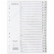 INDICE PARA  ARCHIVADOR PVC A4