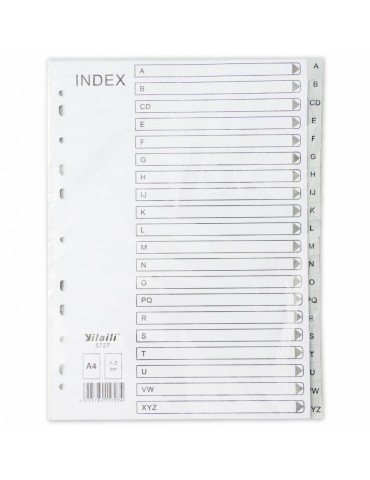 INDICE PARA  ARCHIVADOR PVC A4