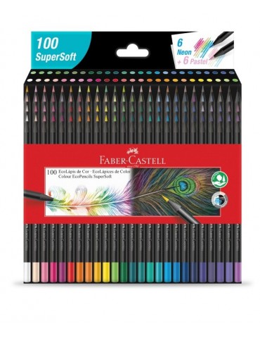 LAPIZ FABER SUPERSOFT x100