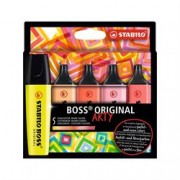 FLUORESCENTE STABILO ARTY X5 CALIDOS