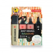 FLUO STABILO BOSS NATURE X4 