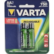 PILA RECARGABLE VARTA AA 1400mah