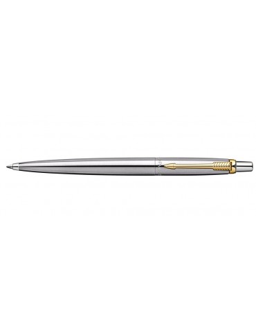 BOLIGRAFO PARKER JOTTER ACERO CON CLIP DE ORO