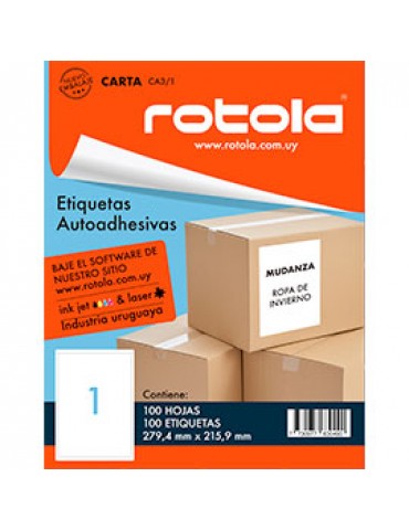 ETIQUETA ROTOLA  CA3/1 X100