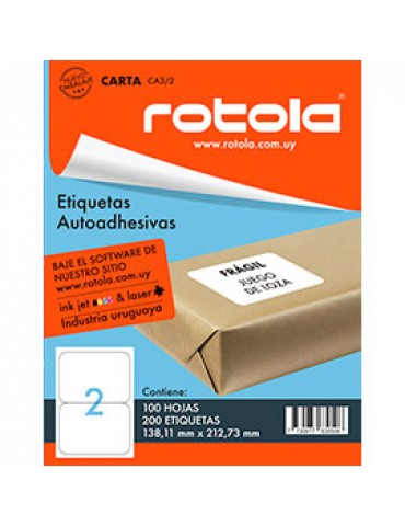 ETIQUETA ROTOLA CA3/2 X100