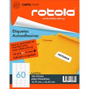ETIQUETA ROTOLA CA3/60 X100