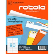 ETIQUETA ROTOLA CA3/80X100