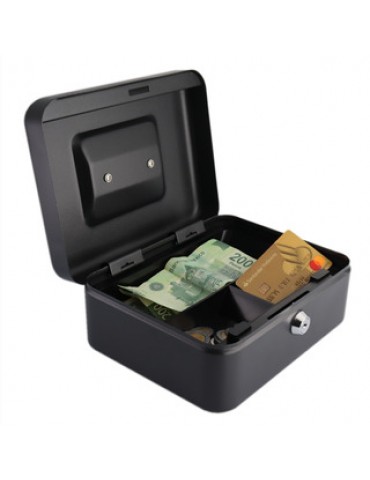 CAJA METALICA C/LLAVE (BILLETE) 12"