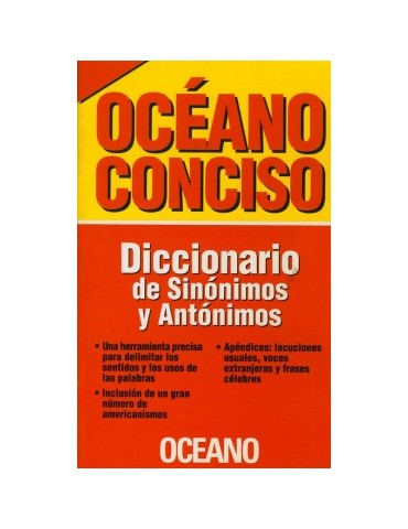 DICCIONARIO OCEANO SINONIMOS Y ANTONIMOS 