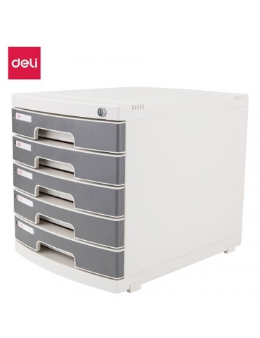 GABINETE 5 CAJONES C/CERRADURA DELI E8855
