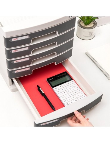 GABINETE 5 CAJONES C/CERRADURA DELI E8855