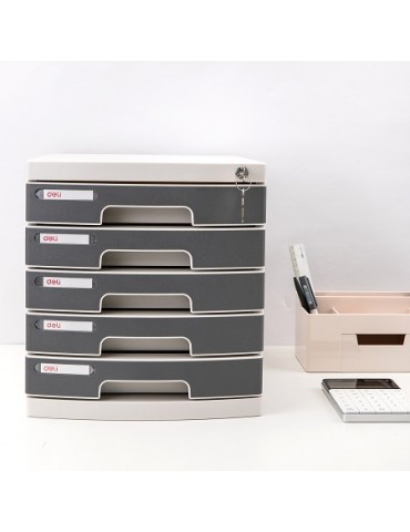 GABINETE 5 CAJONES C/CERRADURA DELI E8855