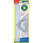 JUEGO DE GEOMETRÍA MAPED PARA ZURDO 30CM
