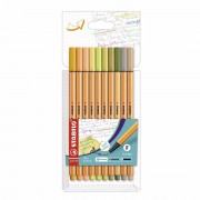 FIBRA STABILO POINT 88 PACK CARTON X10 