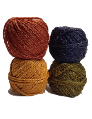 HILO SISAL CONO CHICO COLOR